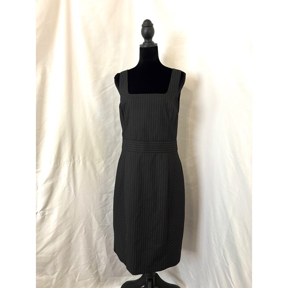 Banana Republic Dresses & Skirts - Banana Republic Pinstripe Square Neck Dress Size 12